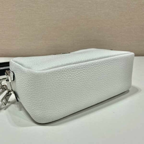 Prada Bag With Shoulder Strap White For Women, Women's Bags 8.6in/22cm 1BH082_2DKV_F0009_V_3OM