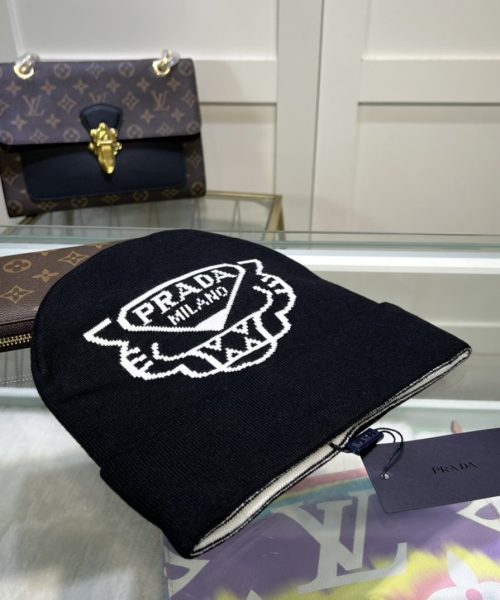 Prada Beanie In Black