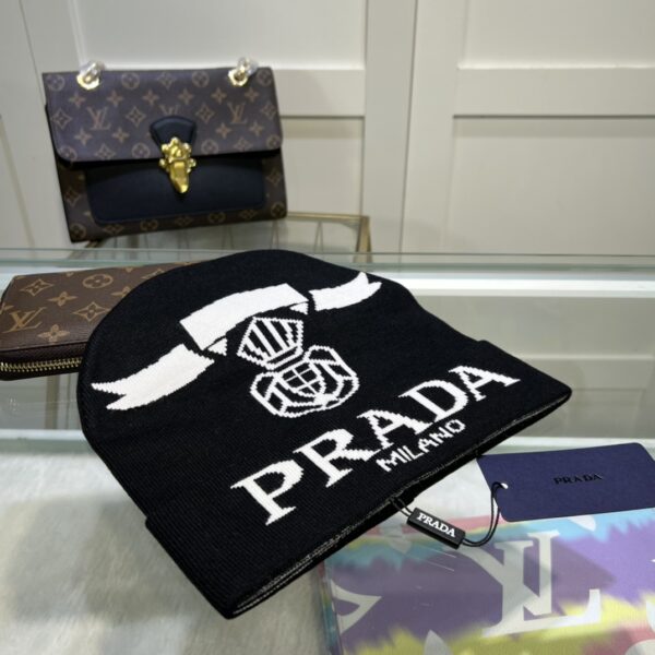 Prada Beanie In Black
