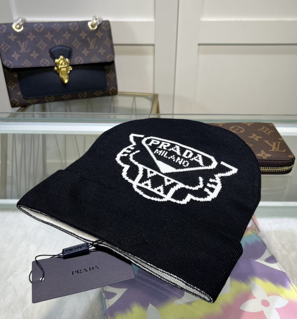 Prada Beanie In Black