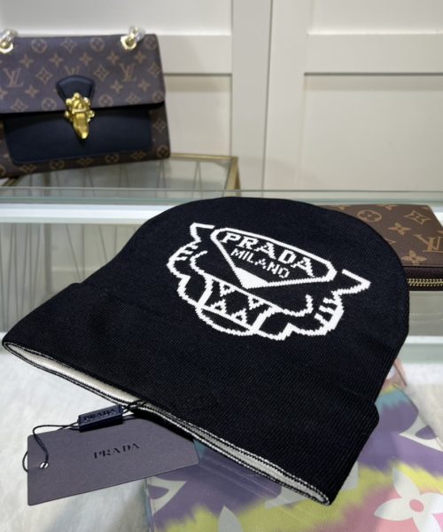 Prada Beanie In Black