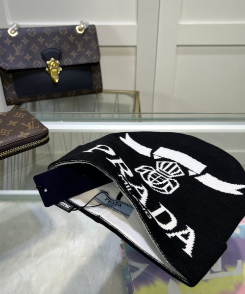 Prada Beanie In Black