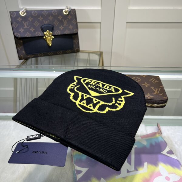 Prada Beanie In Black
