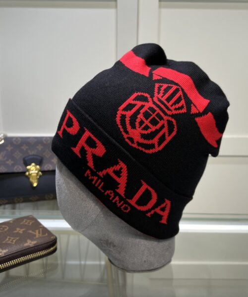 Prada Beanie In Black