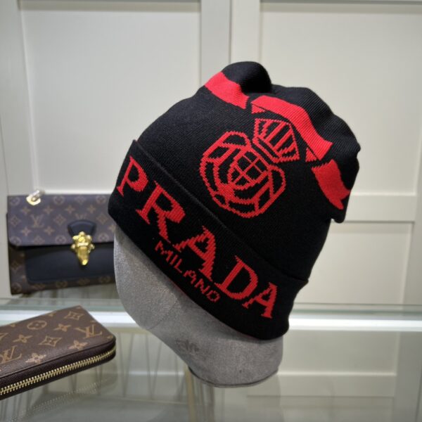 Prada Beanie In Black