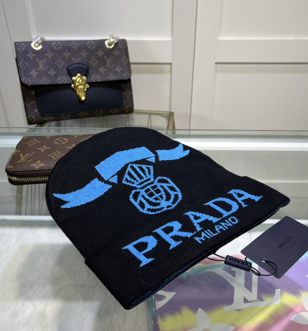 Prada Beanie In Black
