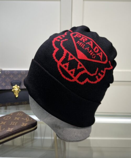 Prada Beanie In Black