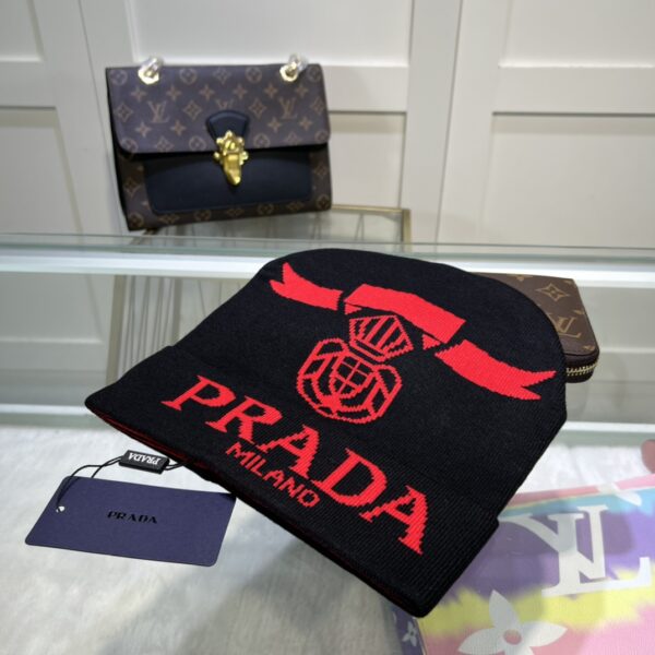 Prada Beanie In Black