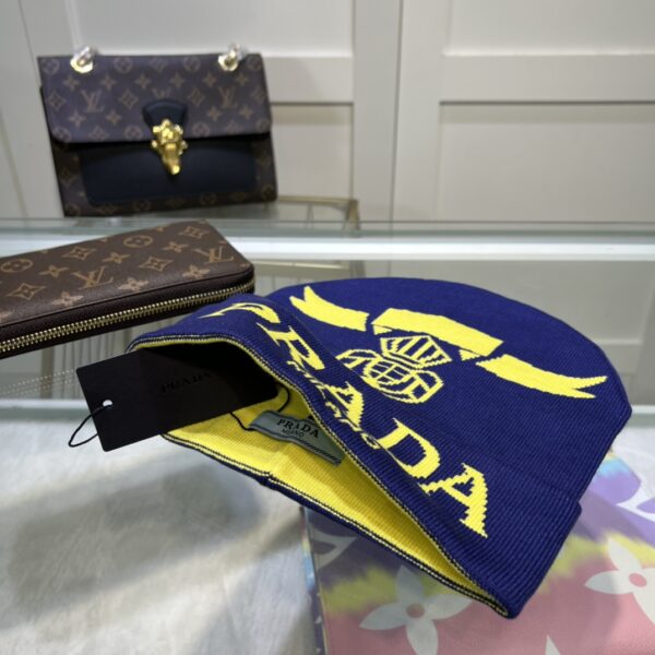 Prada Beanie In Blue