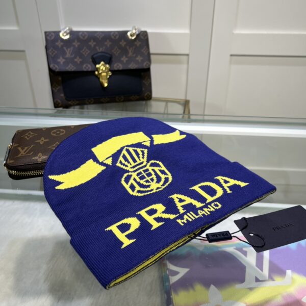 Prada Beanie In Blue