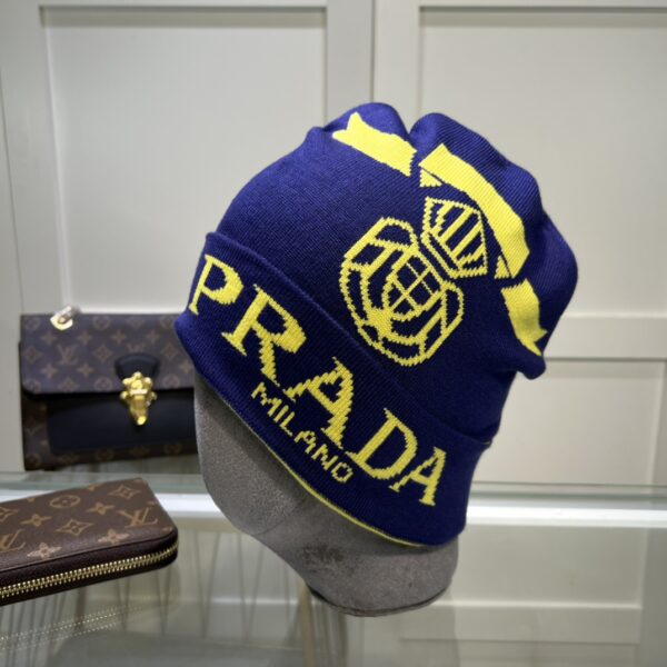 Prada Beanie In Blue