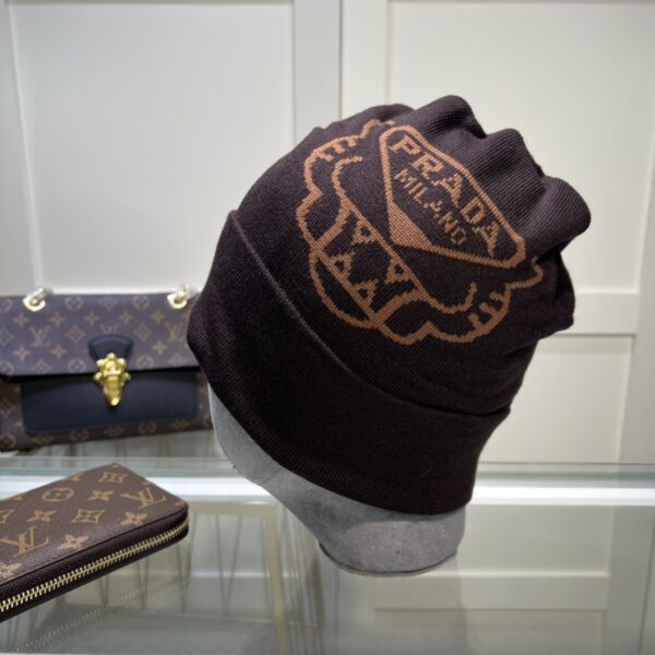 Prada Beanie In Brown