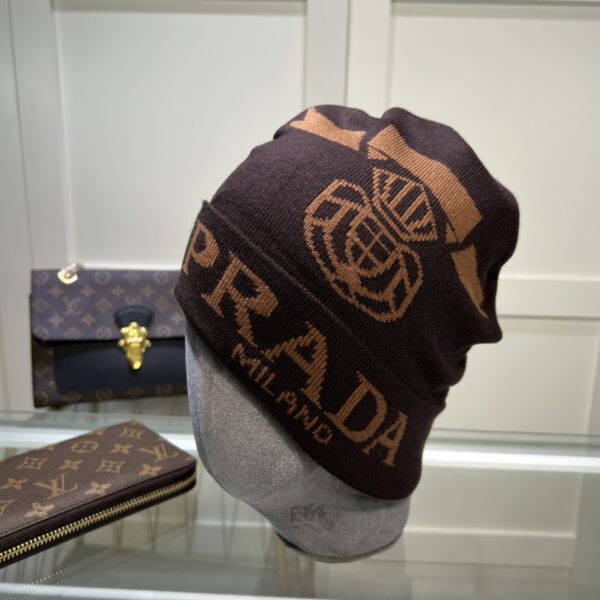 Prada Beanie In Brown