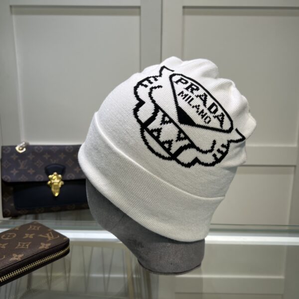 Prada Beanie In White