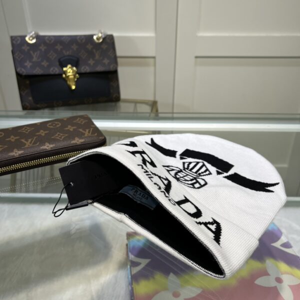 Prada Beanie In White