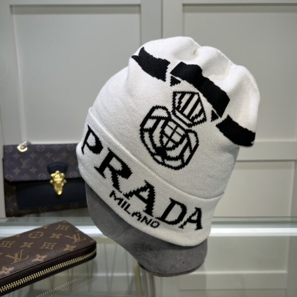 Prada Beanie In White