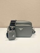 Prada Brique Saffiano Bag Grey For Women 7.9in/20m
