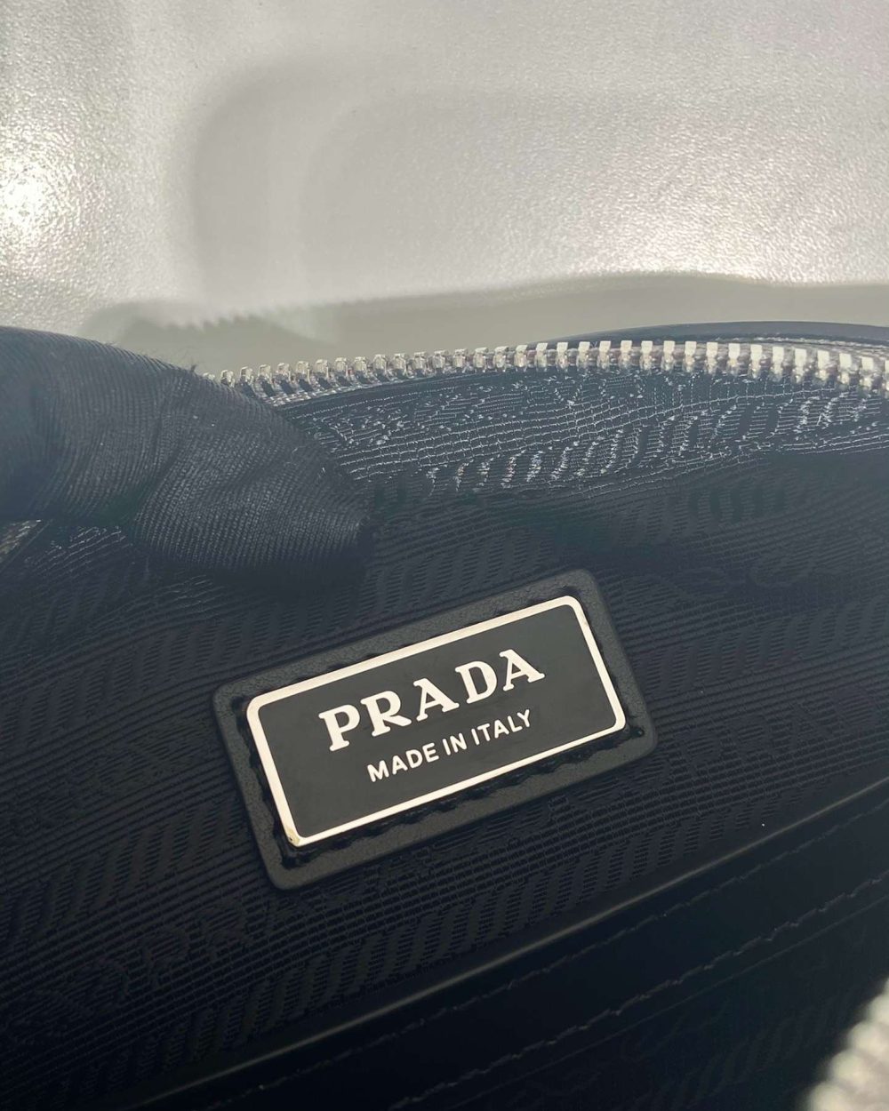 Prada Brique Saffiano Bag Grey For Women 7.9in/20m