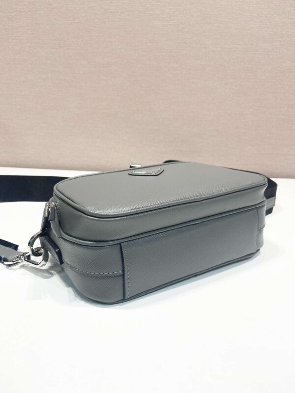 Prada Brique Saffiano Bag Grey For Women 7.9in/20m
