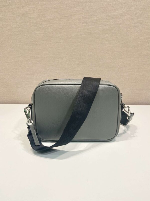 Prada Brique Saffiano Bag Grey For Women 7.9in/20m