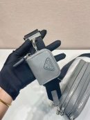 Prada Brique Saffiano Bag Grey For Women 7.9in/20m