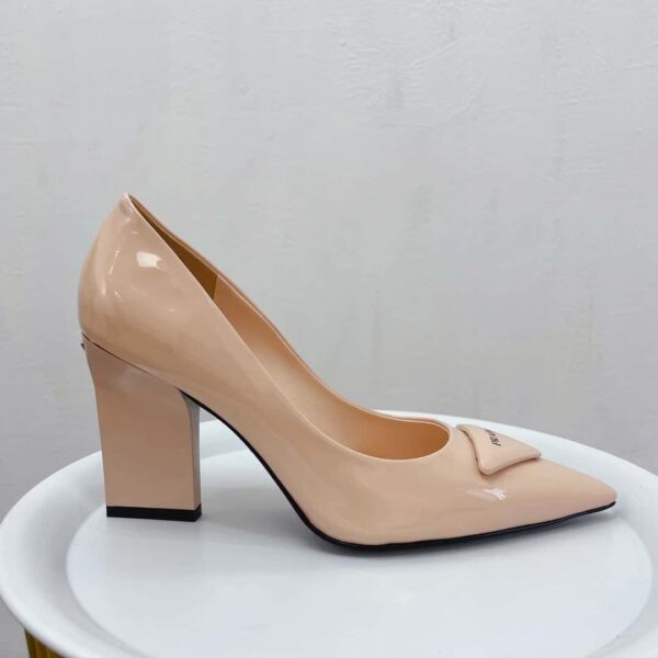 Prada Brushed Pumps Beige For Women PRD