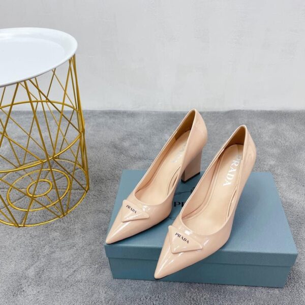 Prada Brushed Pumps Beige For Women PRD