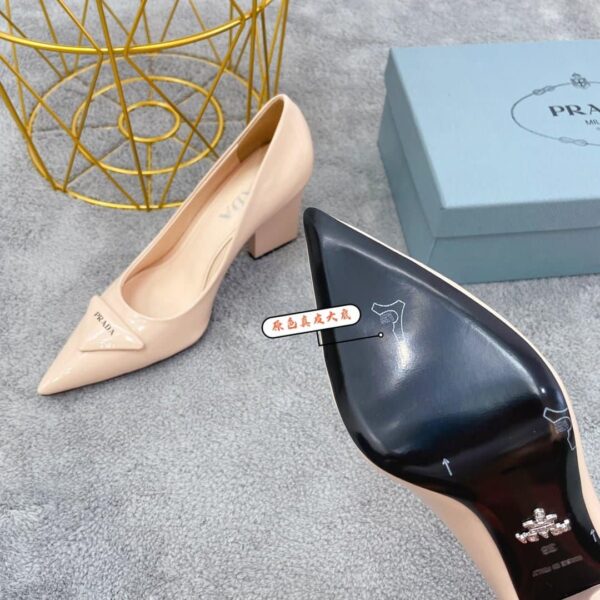 Prada Brushed Pumps Beige For Women PRD