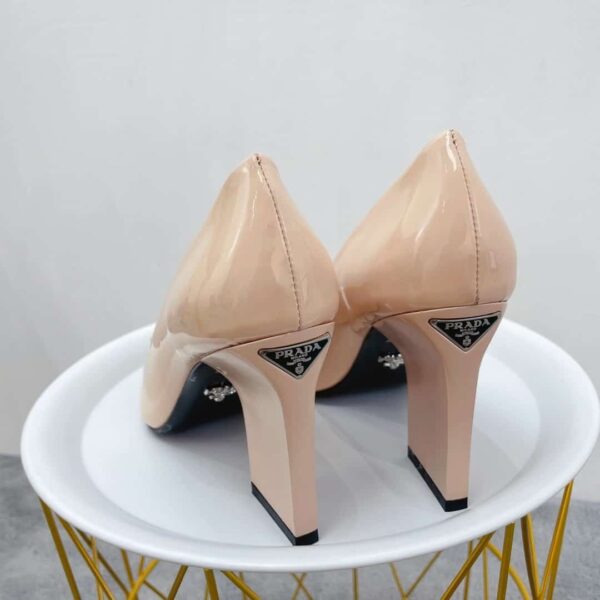 Prada Brushed Pumps Beige For Women PRD