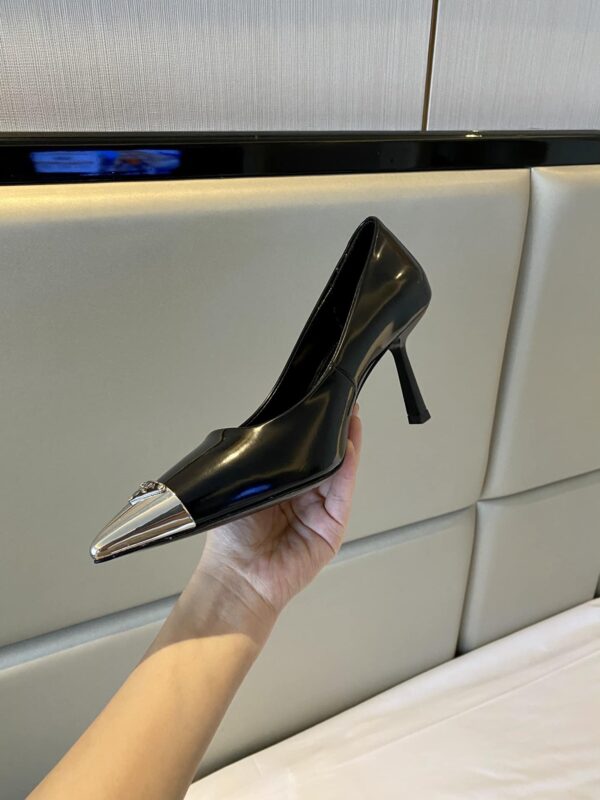 Prada Brushed Pumps Black For Women 2.9in/75mm PRD