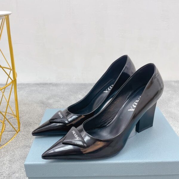 Prada Brushed Pumps Black For Women PRD