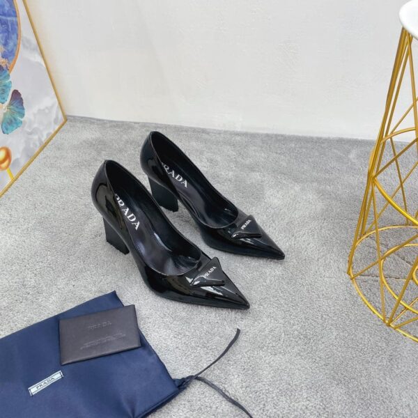 Prada Brushed Pumps Black For Women PRD
