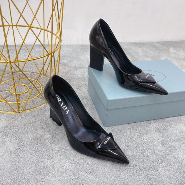 Prada Brushed Pumps Black For Women PRD