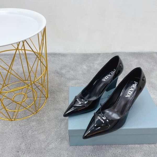 Prada Brushed Pumps Black For Women PRD