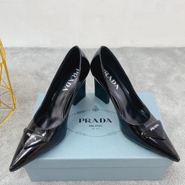 Prada Brushed Pumps Black For Women PRD