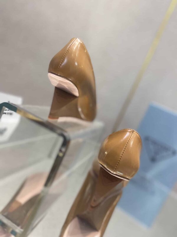 Prada Brushed Pumps Brown For Women 2.6in/65mm PRD