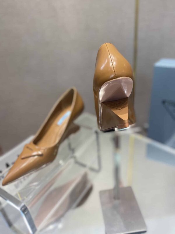 Prada Brushed Pumps Brown For Women 2.6in/65mm PRD