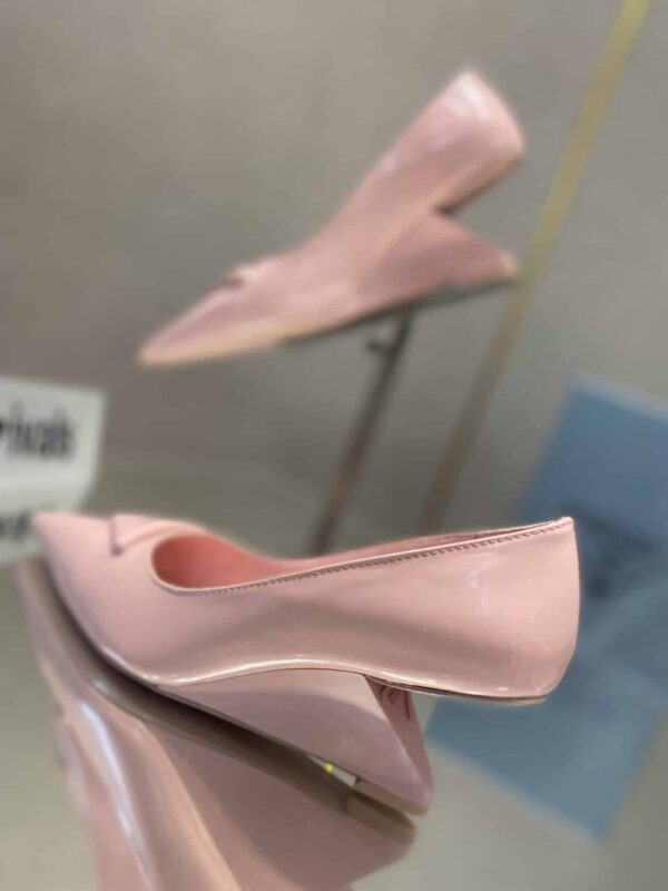 Prada Brushed Pumps Pink For Women 2.6in/65mm PRD