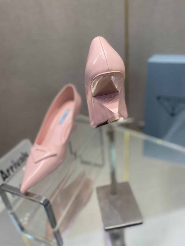 Prada Brushed Pumps Pink For Women 2.6in/65mm PRD