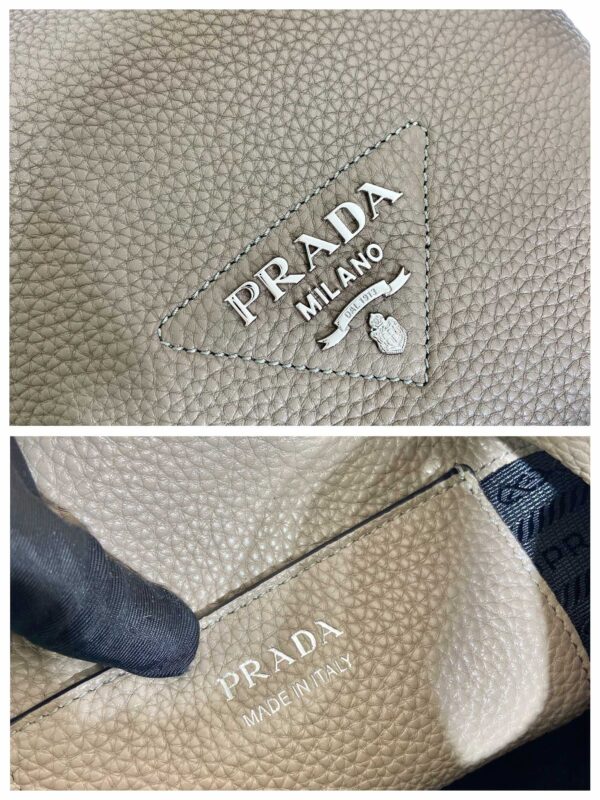 Prada Bucket Bag Beige For Women, Women's Bags 9.8in/25cm
