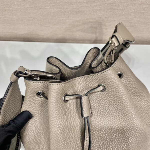 Prada Bucket Bag Beige For Women, Women's Bags 9.8in/25cm