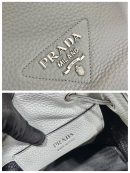 Prada Bucket Bag Grey For Women, Women's Bags 9.8in/25cm