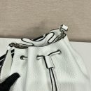 Prada Bucket Bag White For Women, Women's Bags 9.8in/25cm 1BE060_2DKV_F0009_V_3OO