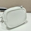 Prada Bucket Bag White For Women, Women's Bags 9.8in/25cm 1BE060_2DKV_F0009_V_3OO