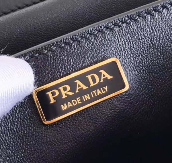 Prada Cahier Bag Black For Women, Women's Bags 7.9in/20cm