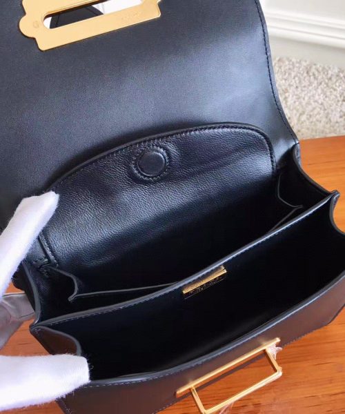 Prada Cahier Bag Black For Women, Women's Bags 7.9in/20cm