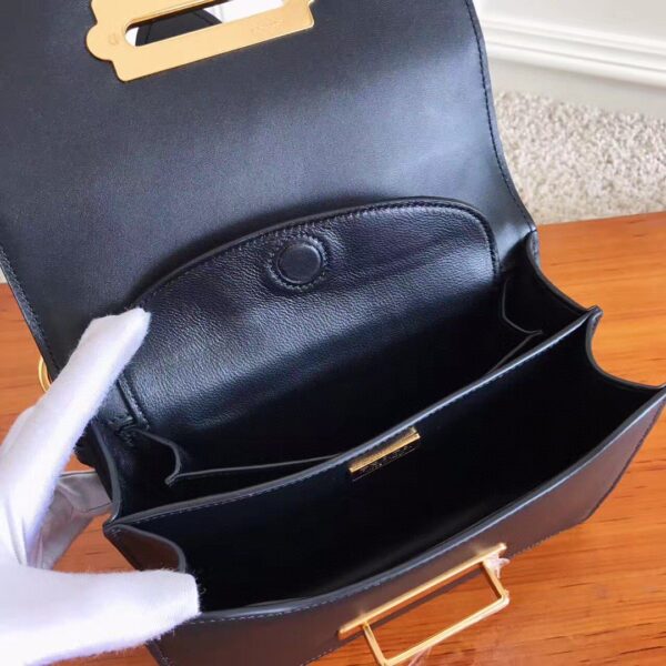 Prada Cahier Bag Black For Women, Women's Bags 7.9in/20cm