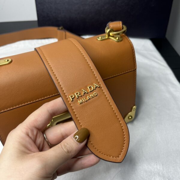 Prada Cahier Bag Brown For Women, Women's Bags 7.9in/20cm 1BD045_2AIX_F0046_V_XCH