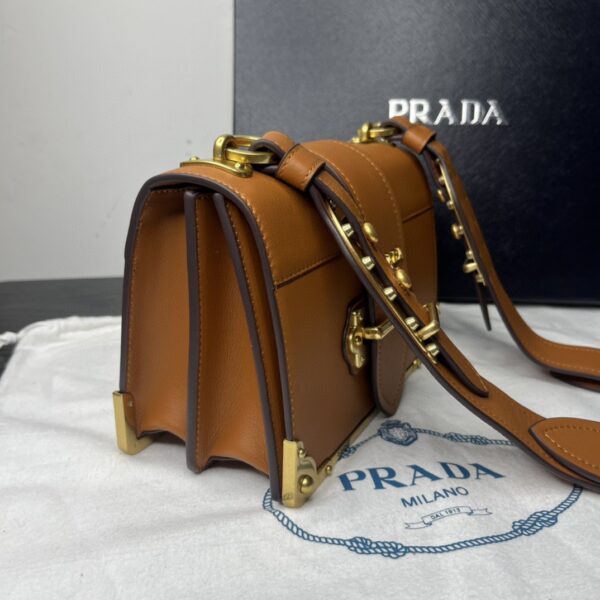 Prada Cahier Bag Brown For Women, Women's Bags 7.9in/20cm 1BD045_2AIX_F0046_V_XCH