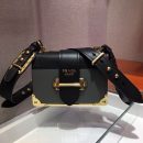 Prada Cahier Bag Grey For Women, Women's Bags 7.9in/20cm